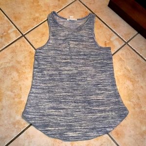 Sweater Tank Top Space Dye Stretchy Racerback